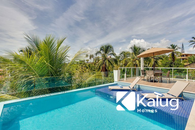Family Friendly - Luxo, Piscina Privada e Vista para o Mar!