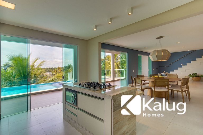 Family Friendly - Luxo, Piscina Privada e Vista para o Mar!