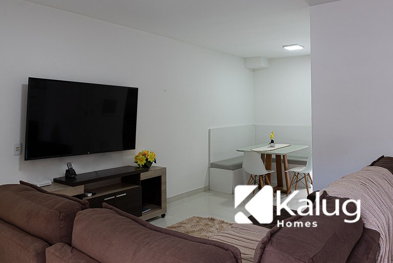 2 suítes e churrasqueira a 500m da Praia do Sul