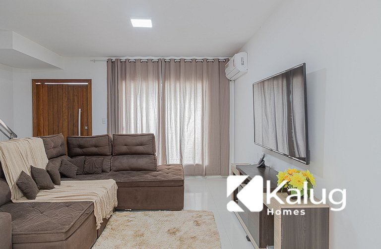 2 suítes e churrasqueira a 500m da Praia do Sul