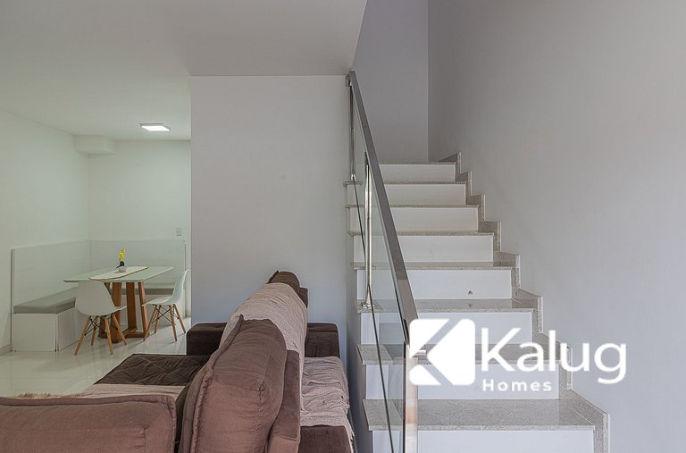 2 suítes e churrasqueira a 500m da Praia do Sul