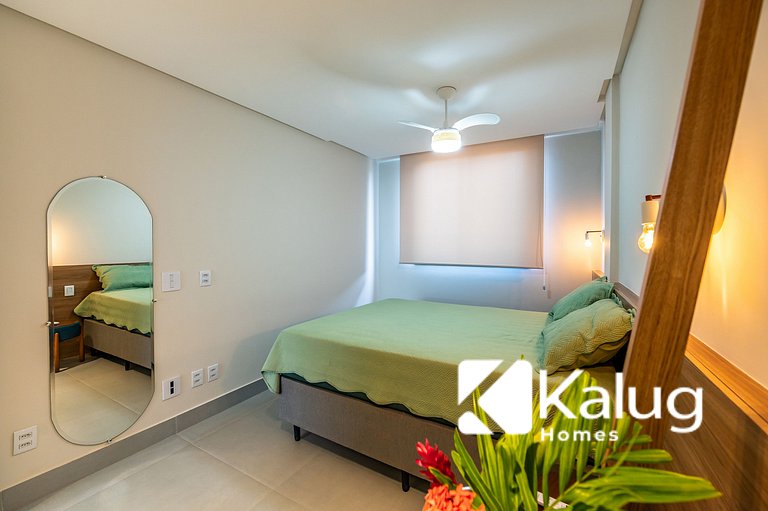 Kalug - Apt em cond Pé na Areia na Praia do Mutá