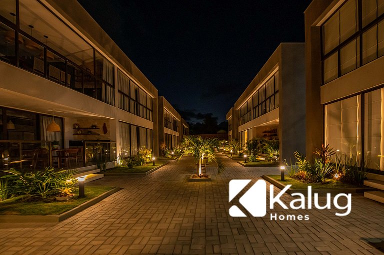 Kalug - Apt em cond Pé na Areia na Praia do Mutá