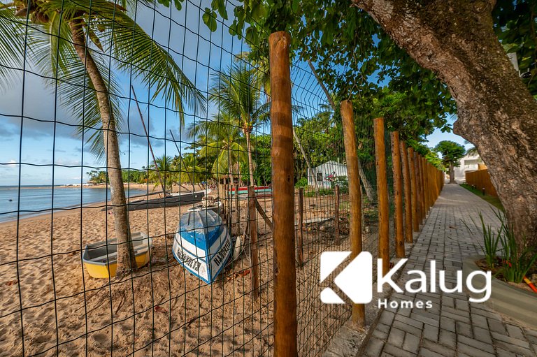 Kalug - Apt em cond Pé na Areia na Praia do Mutá