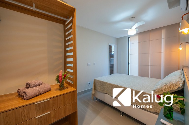 Kalug - Apt em cond Pé na Areia na Praia do Mutá