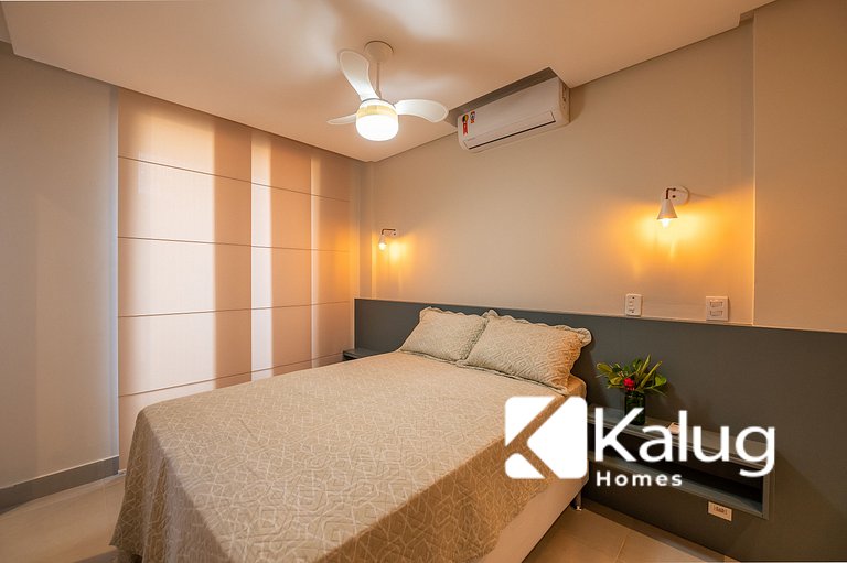 Kalug - Apt em cond Pé na Areia na Praia do Mutá