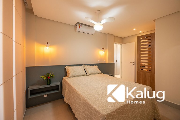Kalug - Apt em cond Pé na Areia na Praia do Mutá