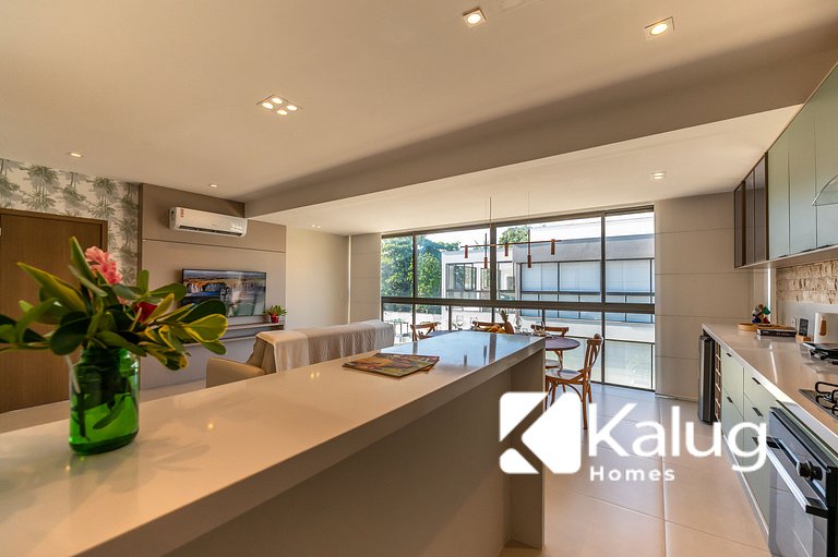 Kalug - Apt em cond Pé na Areia na Praia do Mutá