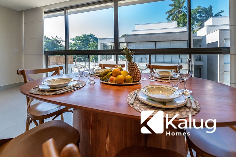 Kalug - Apt em cond Pé na Areia na Praia do Mutá