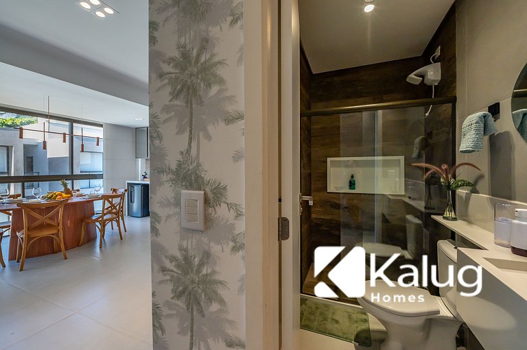 Kalug - Apt em cond Pé na Areia na Praia do Mutá