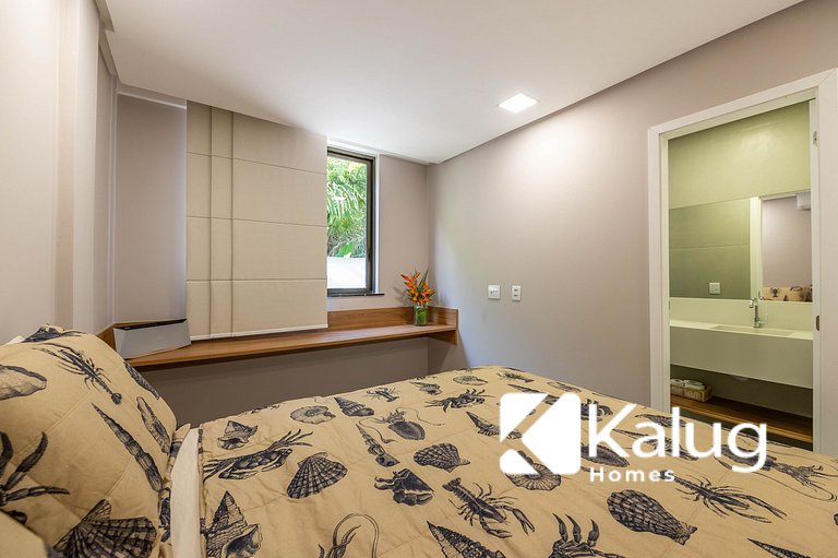 Luxo e Tranquilidade na Ponta do Mutá-Pé na areia