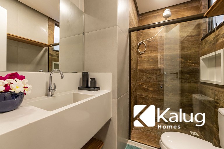 Luxo e Tranquilidade na Ponta do Mutá-Pé na areia