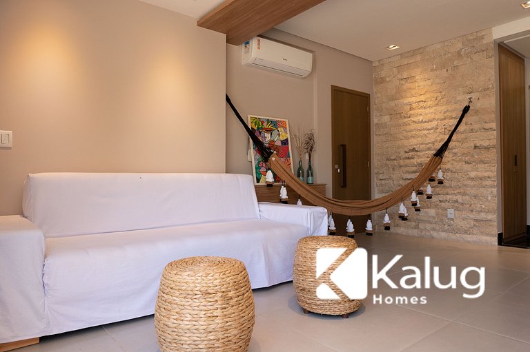 Luxo e Tranquilidade na Ponta do Mutá-Pé na areia