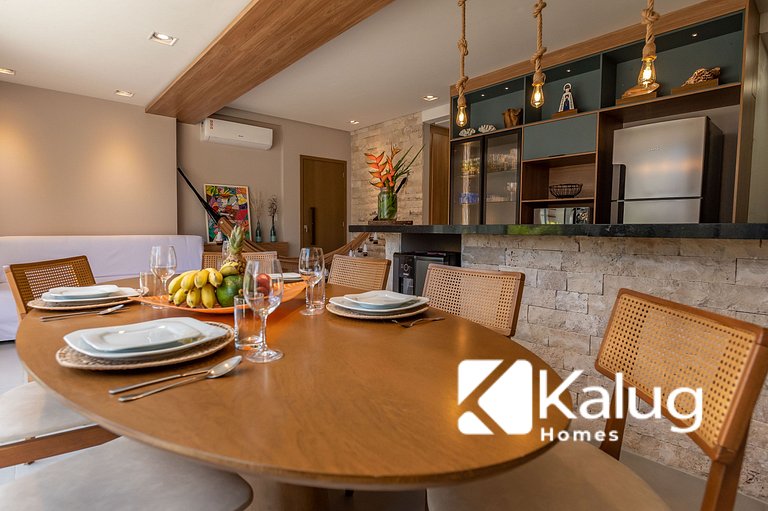 Luxo e Tranquilidade na Ponta do Mutá-Pé na areia