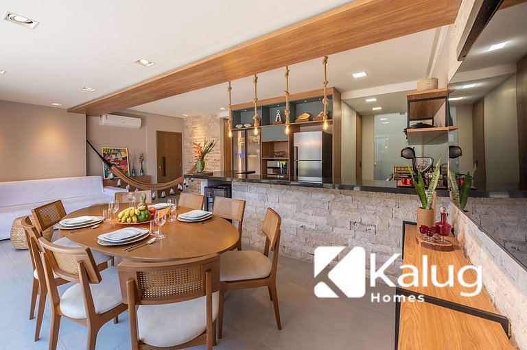 Luxo e Tranquilidade na Ponta do Mutá-Pé na areia