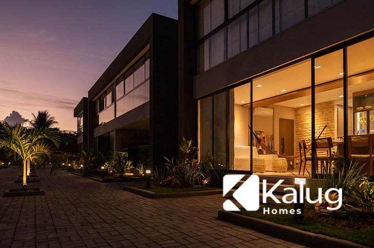 Luxo e Tranquilidade na Ponta do Mutá-Pé na areia