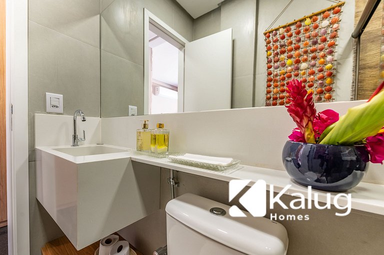 Luxo e Tranquilidade na Ponta do Mutá-Pé na areia