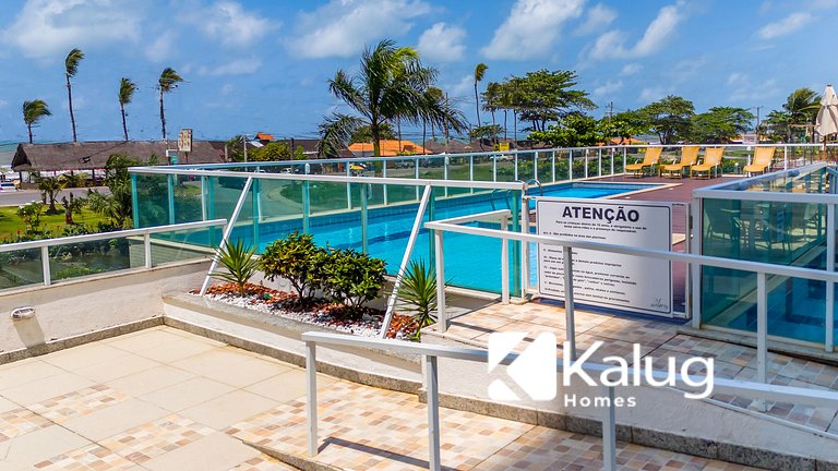 Férias na Praia – 2 Quartos em Cond Premium