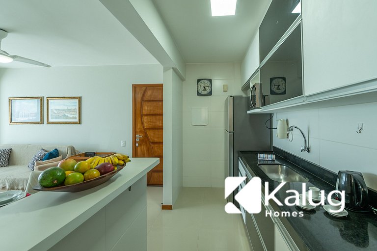 Férias na Praia – 2 Quartos em Cond Premium