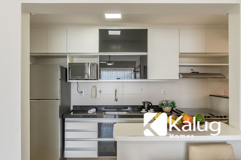 Férias na Praia – 2 Quartos em Cond Premium