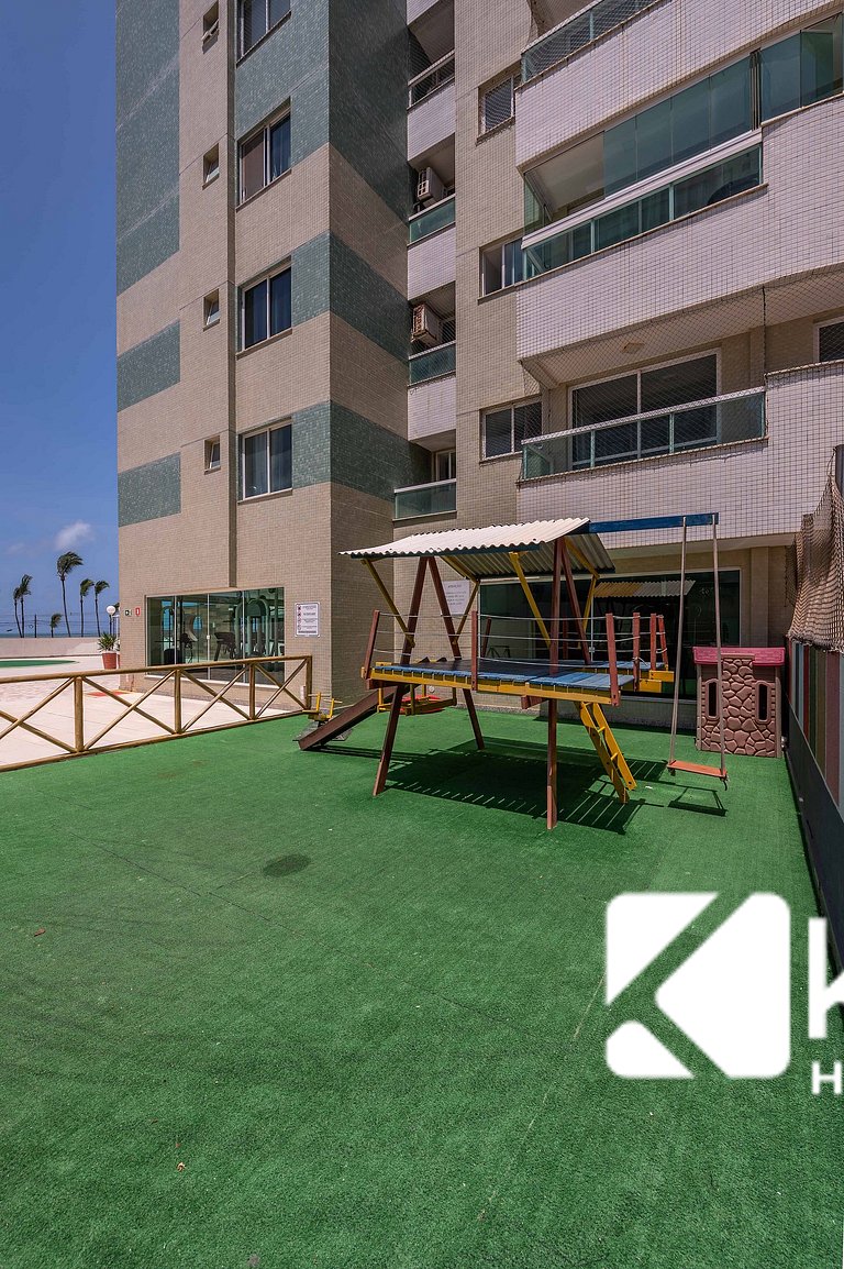 Férias na Praia – 2 Quartos em Cond Premium