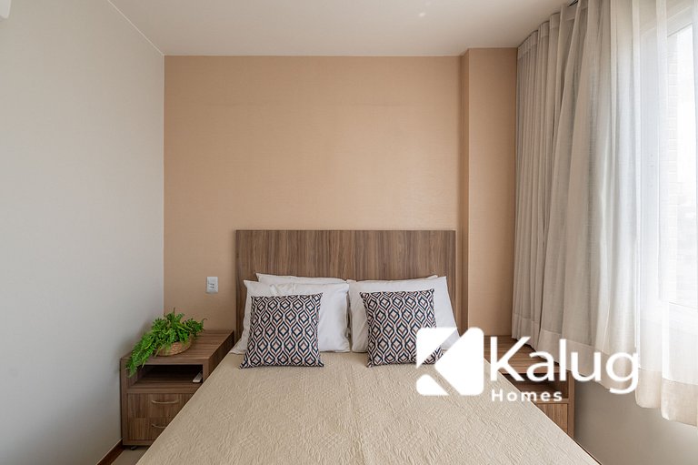 Férias na Praia – 2 Quartos em Cond Premium