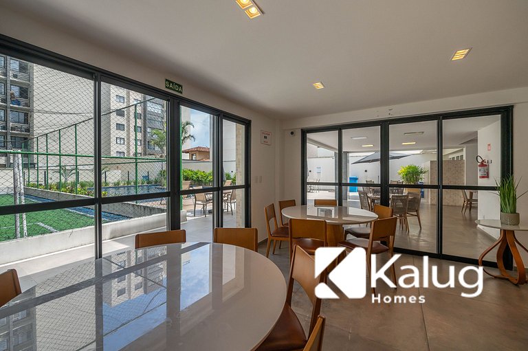 Faça tudo a pé • 500m Aeroporto • Piscina