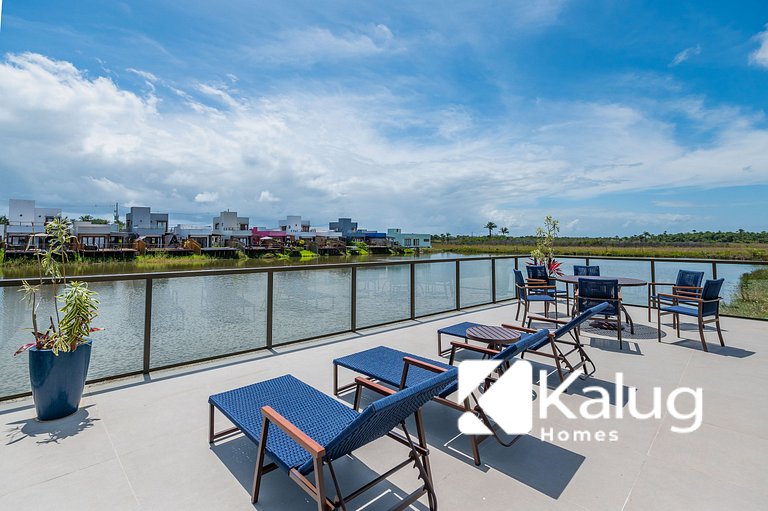 Villa Lagoa | Luxo + Vista + 3 Suítes