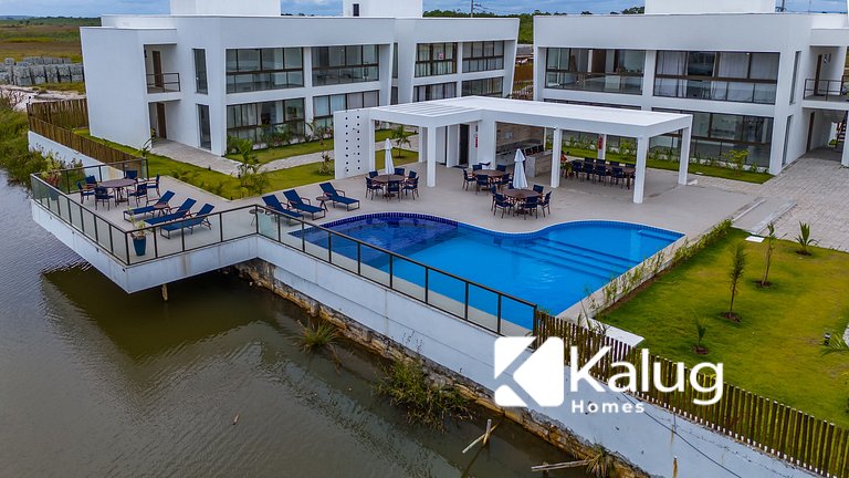 Villa Lagoa | Luxo + Vista + 3 Suítes