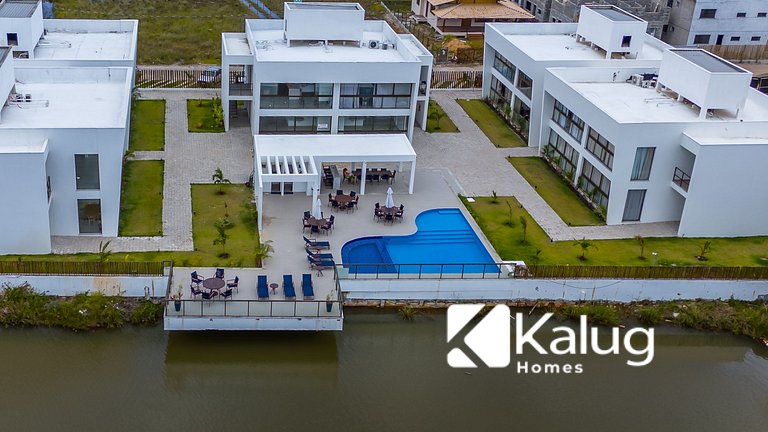 Villa Lagoa | Luxo + Vista + 3 Suítes