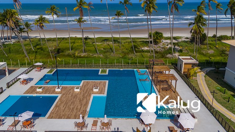 Viva com Conforto e Clima de Resort - Pé na areia
