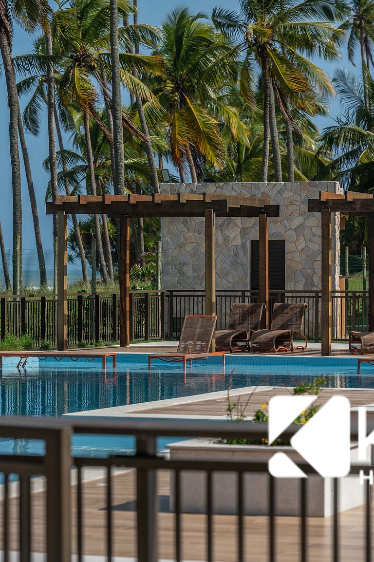Viva com Conforto e Clima de Resort - Pé na areia