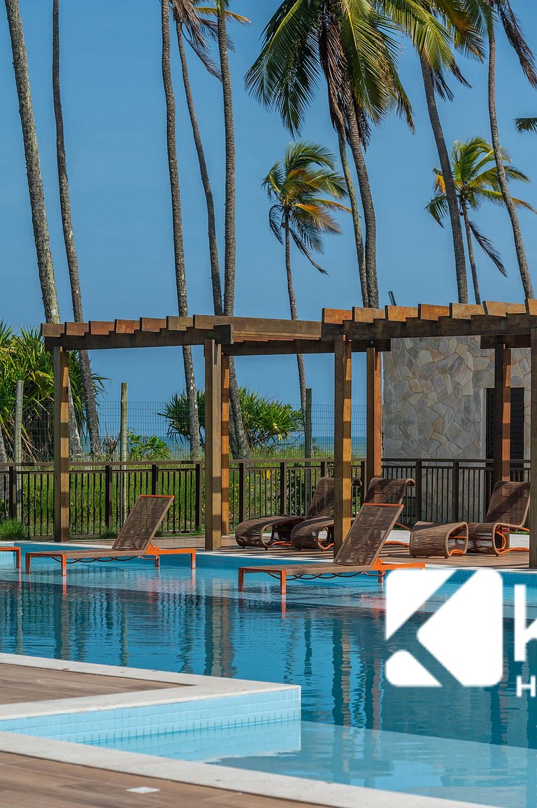 Viva com Conforto e Clima de Resort - Pé na areia