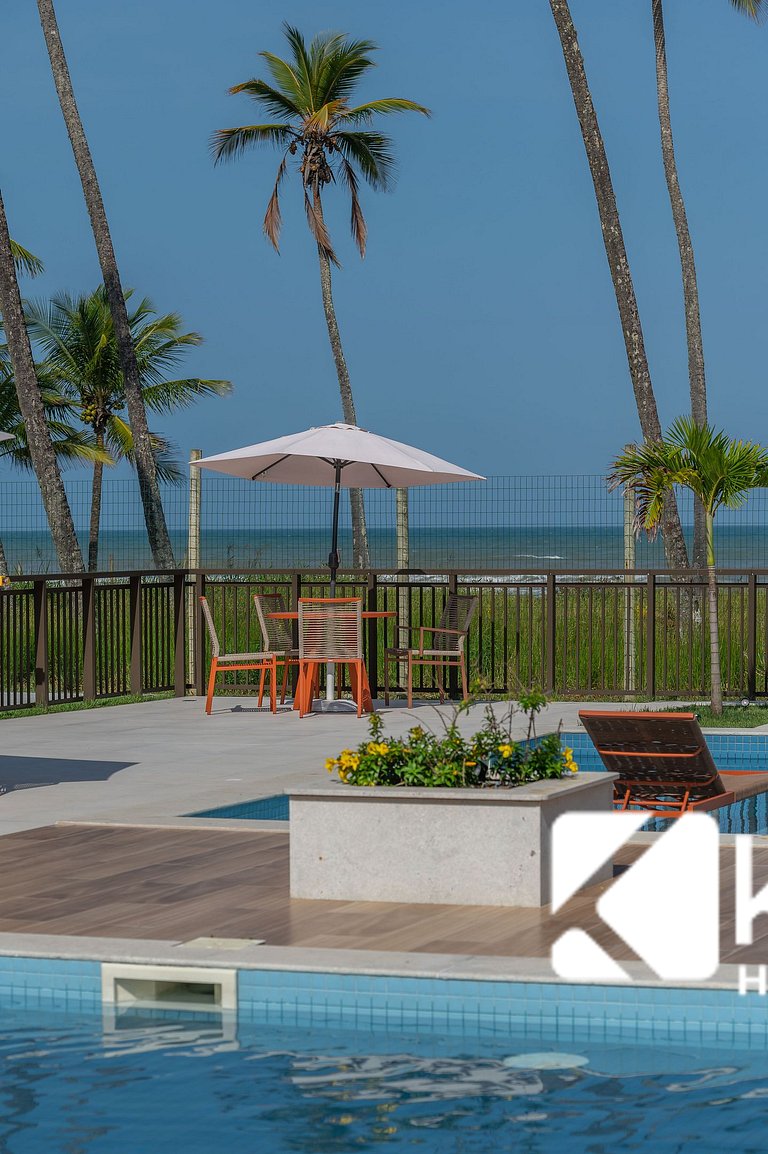 Viva com Conforto e Clima de Resort - Pé na areia