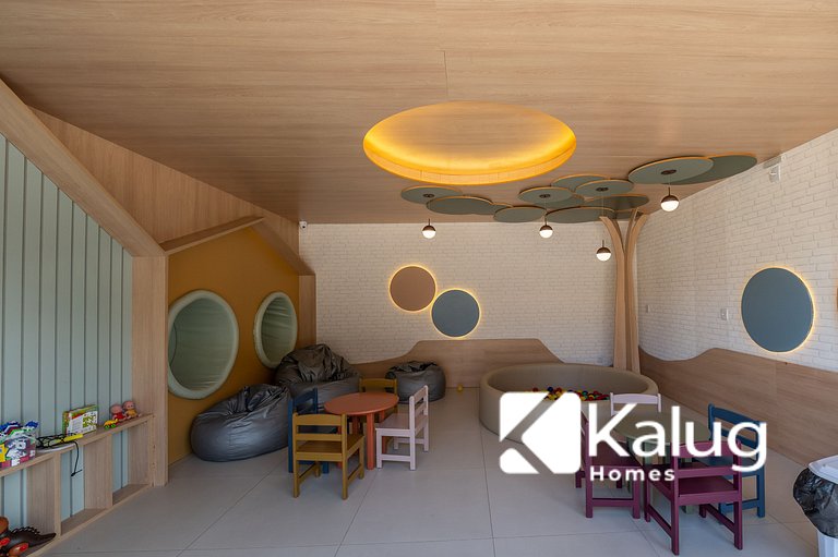 Viva com Conforto e Clima de Resort - Pé na areia