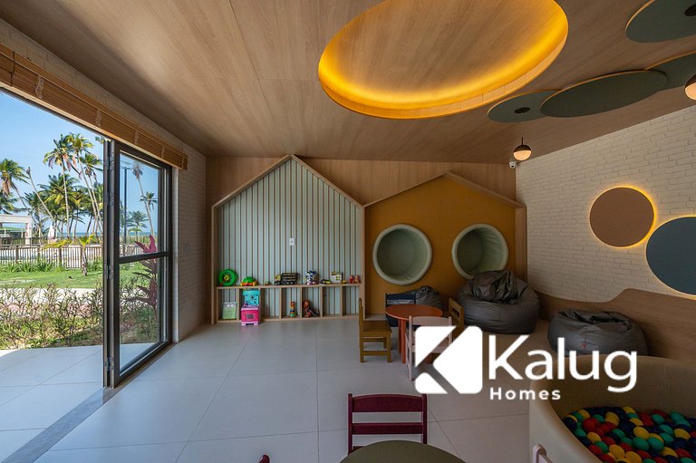 Viva com Conforto e Clima de Resort - Pé na areia