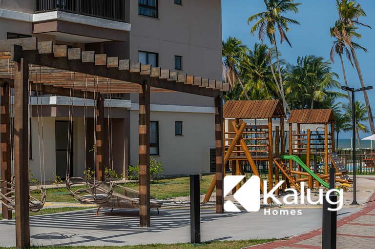 Viva com Conforto e Clima de Resort - Pé na areia